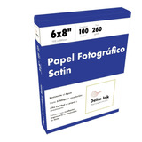 Papel Fotográfico Satin 100 Hojas 6x8 Delta Ink