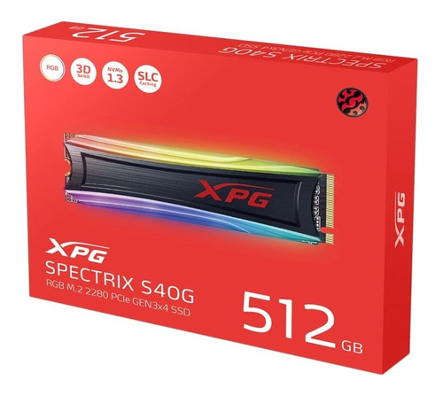 Hd Ssd M.2 512gb Pci-e 3.0 X4 Spectrix S40g Rgb Xpg Adata