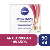 Crema Facial Antiarrugas 45+ Reafirmante Nivea 50ml Tipo De Piel Todo Tipo De Piel