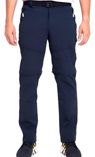 Pantalon Trekking Secado Rapido Hombre Desmontable Upf50