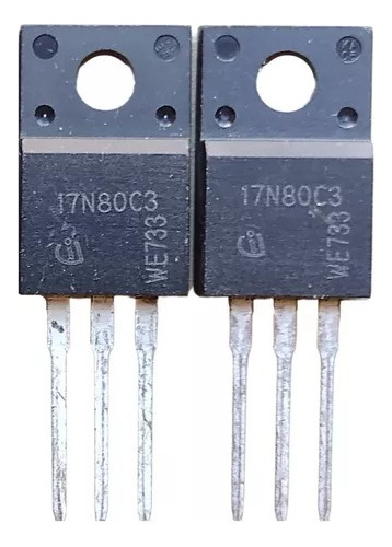 Transistor 17n80c3 - Spa17n80c3 - 17n80 (2 Peças)