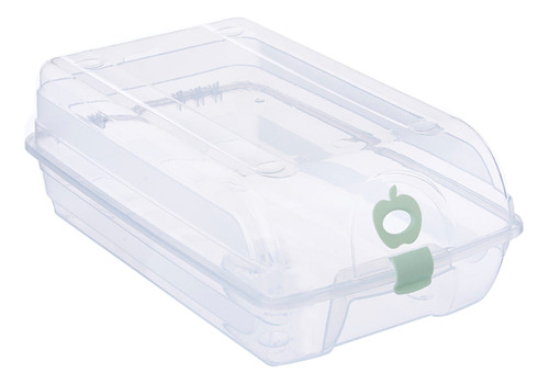 Caja De Almacenamiento De Zapatos Verde Apilable De Plástico