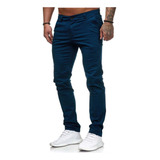 Pantalones Casuales For Hombre De Gabardina Stretch