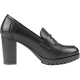 Mocasín Tacón Medio Vi Line S880 Negro Mujer