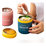 Box Lunch Contenedor Alimentos Topper Portatil Acero Color Azul