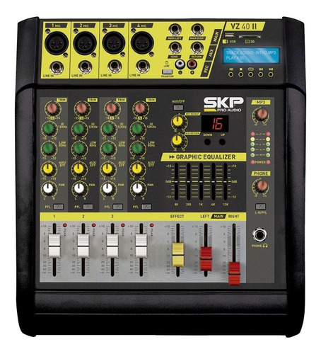 Consola Skp Vz-40 Ii Vz Powered Series De Mezcla