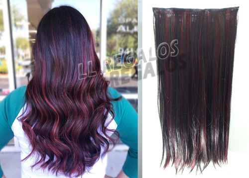 Aplique Cabelo Mega Hair 65cm Tic Tac Fibra Idêntico Humano