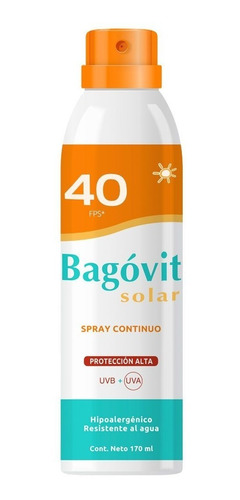 Bagovit Solar Fps 40 Spray Continuo 170 Ml