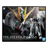 Rx-93 Nu Gundam Rg 1/144 Bandai Model Kit + Water Decal