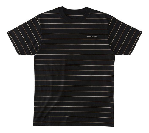 Polera Hombre Dc Lowstate Stripe Negro