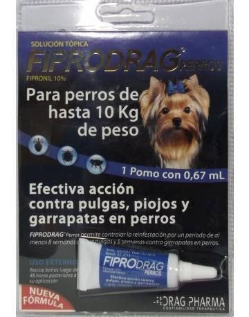 Fiprodrag 0,367 Ml. Perro Hasta 10 Kg.