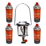 Farol Sol De Noche Brogas 250 Bujias + 4 Cartuchos Gas 227 G