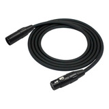 Cable Kirlin Para Micrófono 3 Mts Profesional, Mpc-470pb Bk