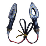 Faro De Giro Moto Universal Led Flecha  (x2)