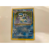 Carta Pokemon Blastoise Base Set Inglés 2/102 Lp Original