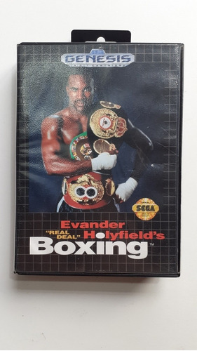 Evander Holyfields Boxing Original Completo Sega Genesis