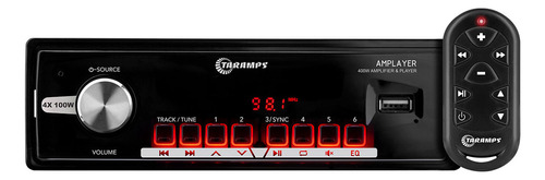 Taramps Radio Player Mp3 Amplayer Bluetooth Usb 4x100w 400w Som Automotivo 400 Rms Amplificador