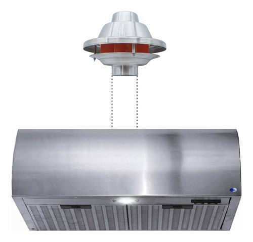 Campana De Cocina Acero Inox De 60 Cm Motor Exterior 4 10 Cm