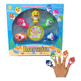 Baby Shark Set 5 Figuras Para Dedo Marioneta