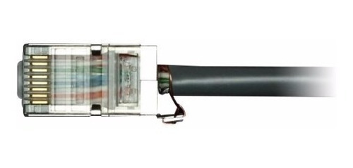 10 M Cable Utp Blindado 5e Armado Conectores Tccon Exterior