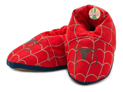 Pantufla Infantil Superhéroes Hombre Araña Spiderman Niños