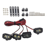 Rc 1:10 Rc Crawler Accesorios De 4 Piezas De Luz