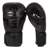 Guantes Para Entrenamiento De Boxeo Negros 10 Oz Cuero Falso