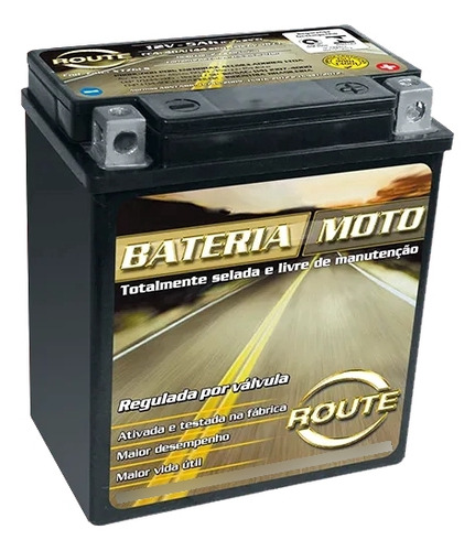 Bateria Route Para Honda Xr 250 Tornado - Ytx7l-bs