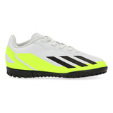 Botines Fútbol adidas X Crazyfast.4 Para Niños En Blanco Y N