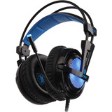 Fone Headset Gamer 7.1  Sades Locust Plus Preto