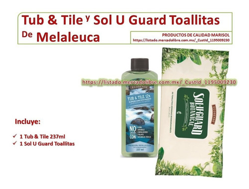 Limpiador Biodegradable Baño Tub Tile Y Toallitas Botanical