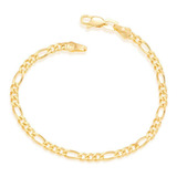 Pulseira Masculina Rommanel Banhada Ouro 18k Original 550047