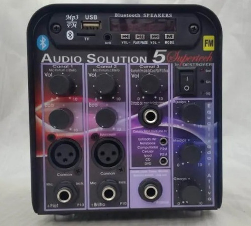 Processador Supertech Audio Solution As5 Propaganda