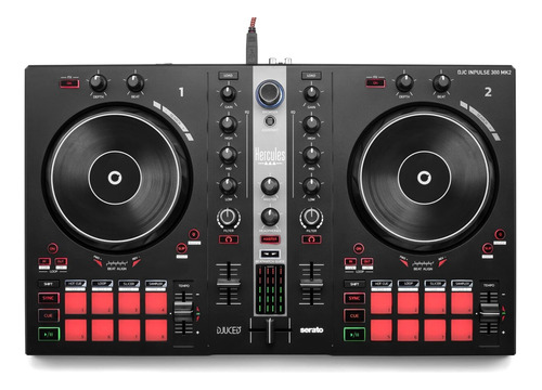 Controlador Dj Hercules Inpulse 300 Mk2 2 Canales Usb Serato