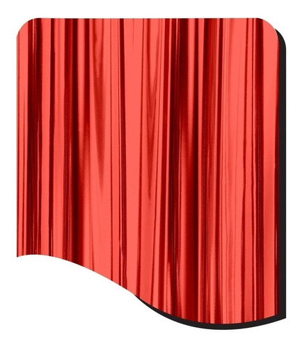 Papel Rollo Foil Rojo Metálico Papelería Quill 4cmx 120m Mx