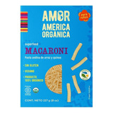 Pasta Sin Gluten América Orgánica Arroz Macaroni 227g