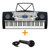 Organo Teclado Musical Mk2061 54 Teclas Pantalla Lcd 100 Tim