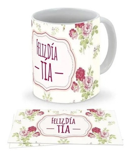 Mug Taza Día Tía Madre Mamá Regalo Pocillo