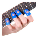 Dedales Protectores Para Tocar Guitarra Bajo Ukulele Azules