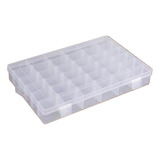 Caja Organizadora De Plástico Cuadriculado Con Separadores A