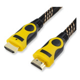 Cable Hdmi A Hdmi  2 Metros 4k Mallado  Con Filtro