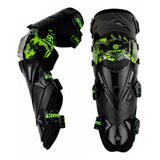 Rodilleras Moto Scoyco K12 Green Fluor Full Protección - As