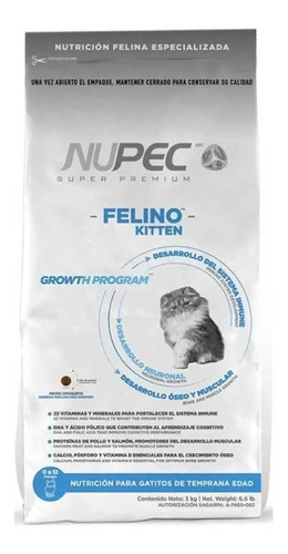 Nupec Kitten Cachorro 3kg