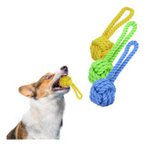 Juguete Cuerda Trenzada Para Perros Resistente Mascota