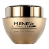 Creme Facial Anti-rugas Multiacción De Noite Renew Ultimate  Para Pele Normal De 50ml