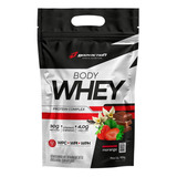 Body Whey Protein Isolado Concentrado Hidrolisado 900g Sabor Morango