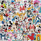 50 Stickers Mickey Mouse Pegatina Disney Minnie Goofy Donald