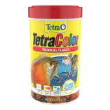 Tetra Color 62gr Comida Hojuelas Acuario Pecera