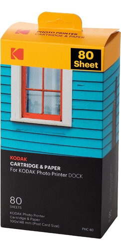 Kodak Cartucho Phc Para Impresora Kodak Dock Plus - 80 Hojas