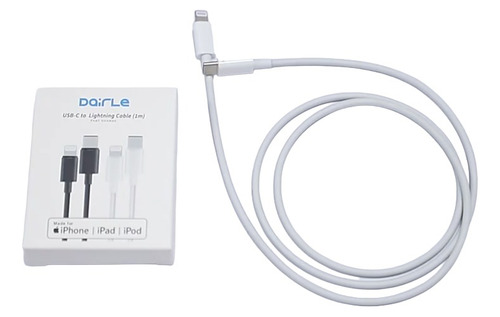 Cable Usb-c A Lightning 1m Para iPhone Certificado Apple Mfi